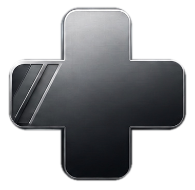 CSC silver cross emblem